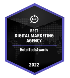 digital marketing hotel tech awards 2022 badge 300px